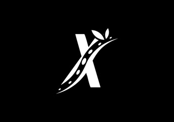 Physical massage therapy and nature spa healthcare logo design with the letters