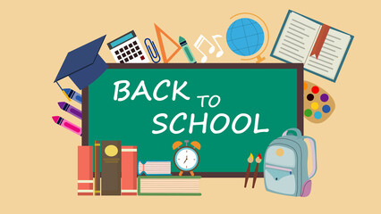 Back to school, stationaries and school essentials