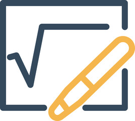 Write formula Vector Icon which is suitable for commercial work and easily modify or edit it
