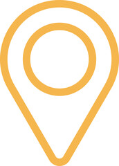 Location pin Vector Icon which is suitable for commercial work and easily modify or edit it
