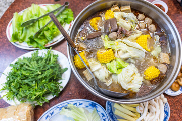 Taiwanese cuisine ginger duck soup