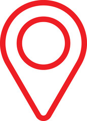 Location pin Vector Icon which is suitable for commercial work and easily modify or edit it
