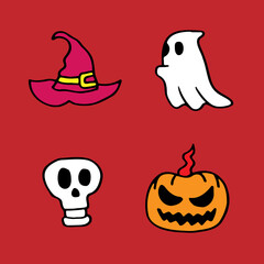 halloween pumpkin set