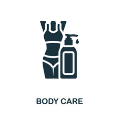 Bady Care icon. Monochrome simple Detox Diet icon for templates, web design and infographics