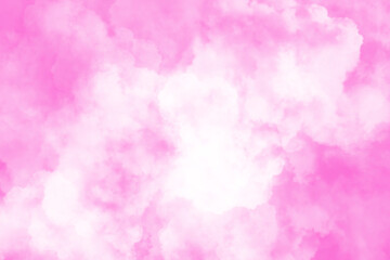 White Cloud Texture with Pink sky Background
