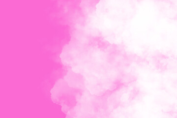 Fototapeta premium Pink Sky with Beautiful Cloud 