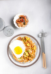 Kimchi Fried Rice or Kimchi Bokkeumbap