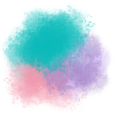 Abstract Watercolor Brushstroke Illustration