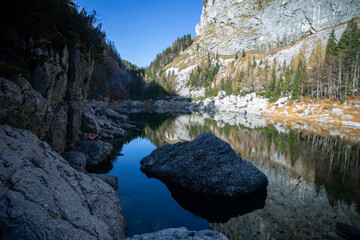 Triglav lakes in Slovenia landscape