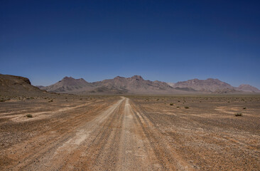 Fototapeta na wymiar Wild desolation off the Pamir Highway, Tajikistan