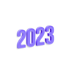 2023 3d blue color new years banner