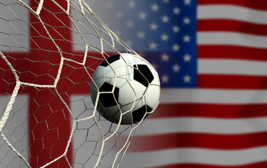 Football Cup competition between the national England and national America.
