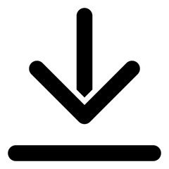 download arrow interface direction pointer selection icon