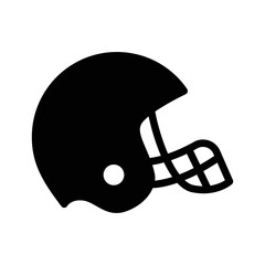 Ruqby helmet icon vector design template
