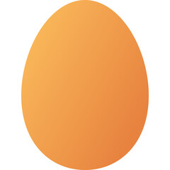 Egg isolated on white background, illustration, icon, element