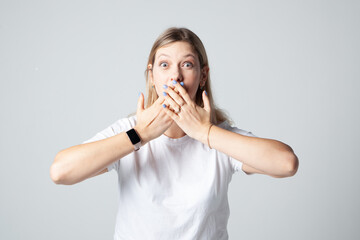 woman shouting