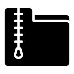 zip folder file document digital icon © iconixar