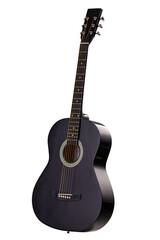 Black acoustic guitar