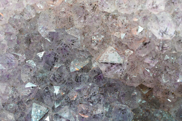 Quartz with mineral crystals against a black background
