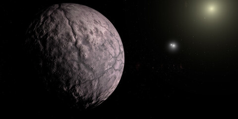 225088 Gonggong dwarf planet in the outer space © Manuel Mata