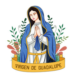 Mother Lady marry Guadalupe. Mother Maria Guadalupe is praying 
