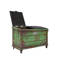 Garbage dumpster