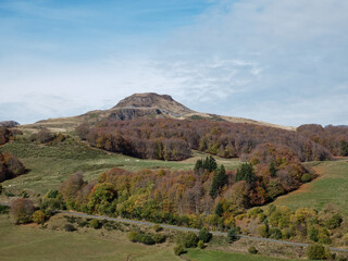 landscape of the mountains