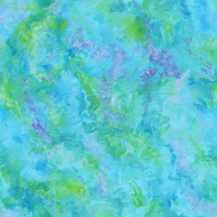 
Seamless background with blue and green streaks. Abstract work painted by hand on canvas with acrylic paints