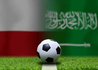Football Cup competition between the national Poland and national Saudi Arabia.