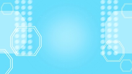 Abstract Futuristic Background Blue Stage