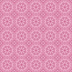 Tuinposter High-quality image of flower symbol seamless pattern for decoration or design © tanleimages.com