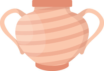 Vintage decorative vase. Vector illustration
