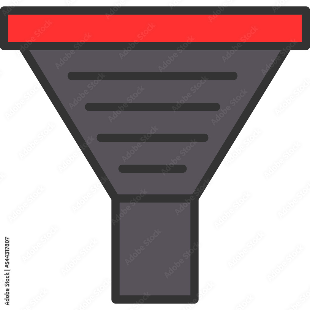 Poster funnel icon