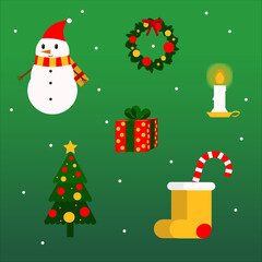 christmas tree and gifts