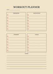 Workout Planner