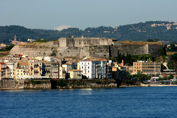 Fototapeta na wymiar New Fort, Corfu Town, Corfu, Greece