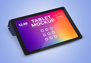 Tablet Mockup With Case