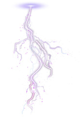 Purple lightning