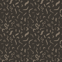 Ascariasis Intestinal Worms vector concept Seamless pattern