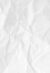 Crumpled sheet paper