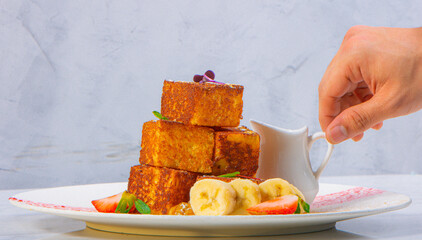 diff photos of landscape, people , food 