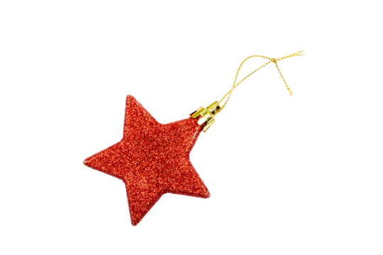 red star christmas decoration