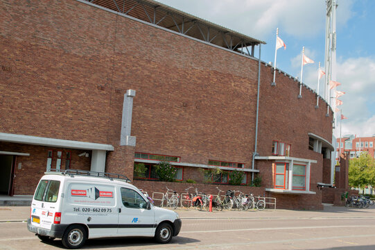 Side View On The Olympic Stadium At Amsterdam The Netherlands 12-9-2020