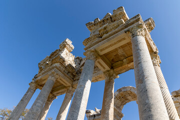 Tetrapylon - The Gateway to the temple of Aphrodite in Aydin Turkey