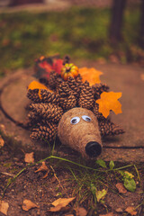 Autumn pine cone toy