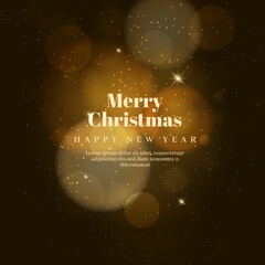 New Year's abstract glitter background, twinkling stars and sparks