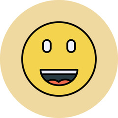 Fototapeta premium Happy Icon