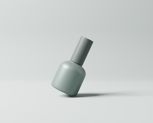 3d mockup parfum bottle, tosca color, modern and stylish background and podium set
