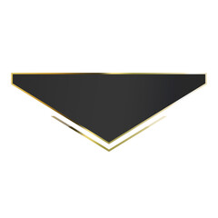 black banner arrow