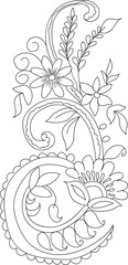 Hand Drawn Paisley, Printables 